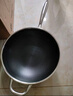赫巴兹（HZIB）德国不粘锅316不锈钢炒锅炒菜锅具少油烟平底炒锅电磁炉燃气通用 双面屏+玻璃盖内径32外径 34cm 实拍图