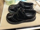 罗蒙男童皮鞋黑色软底英伦风学生演出鞋儿童表演大童西装单鞋 黑色 30 实拍图