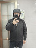 黑冰男士连帽棉服秋冬防风保暖轻量夹克Primaloft户外运动棉服 F8001 黑色 M 实拍图