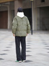 马克华菲外套男冬季加厚棉衣复古假两件袄子男士面包服羽绒棉服 军绿色 L 实拍图