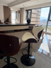 原感牛皮吧台椅升降真皮酒吧椅轻奢家用前台高脚椅高脚凳简约现代吧椅 白色牛皮（100%纯真皮）家用品质推荐 实拍图