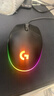 罗技（G）G102第二代游戏鼠标 RGB流光灯效鼠标 轻量化  游戏级8000DPI传感器 黑色 200-8000DPI 实拍图