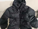 网易严选25新品90鸭绒超蓬羽绒服休闲面包服石墨烯保暖轻量抗菌防泼水 25秋冬连帽-静谧黑 L 实拍图