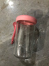 【京东物流】可爱大容量花茶杯卡通玻璃杯泡茶水杯便携双饮杯子 粉色 500ml 实拍图