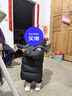 保姆鹅  【风墙】儿童羽绒服宝宝中长款护脸加厚外套保暖童装[NG2664] 炭黑 110 实拍图