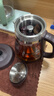 金灶（KAMJOVE） 围炉煮茶玻璃黑茶壶全自动煮茶器喷淋式煮茶壶电热水壶养生壶迷你家用蒸茶器烧水壶 棕色 实拍图