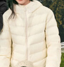 巴拉巴拉童装儿童排骨羽绒服男童女童亲子装轻薄内胆2025年新款冬装外套潮 珍珠白-连帽-白鸭绒 清洁度1000+ 170 充绒量77g-成人可穿 实拍图