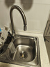 九牧（JOMOO）厨房水龙头304不锈钢洗菜盆360°旋转冷热双控龙头33221-748/7B-Z 实拍图