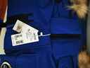 雪中飞【成毅同款】【鹅绒】男女同款羽绒服貉子毛领中长羽绒服工装保暖 亮宝蓝|5162 L 175/96A（尺码偏大选小一码） 实拍图
