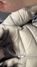 巴拉巴拉童装儿童排骨羽绒服男童女童亲子装轻薄内胆年新款冬装外套潮 杏仁咖-连帽-白鸭绒 清洁度1000+ 150 充绒量61g 实拍图