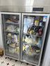 澳柯玛（AUCMA）展示柜冷藏保鲜柜双开门立式冰柜冰箱商用大容量水果蔬菜饮料啤酒串串麻辣烫食堂超市饭店陈列柜 910升双门铜管冷藏保鲜柜 VC-910AJ 实拍图