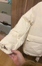 优衣库童装男童女童高性能复合连帽外套/保暖厚衣服473309 01 乳白色 130 实拍图