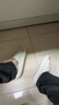 朴西新款EVA踩屎感厚底拖鞋女士居家室内情侣拖鞋男 白色 39-40 实拍图