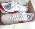 特步男鞋运动鞋空军一号情侣板鞋百搭休闲鞋时尚耐磨防滑运动鞋潮板鞋 白红【女款】 38 实拍图