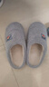 大嘴猴（paul frank）棉拖鞋男情侣时尚简约厚底家居保暖冬季拖鞋PF6661 实拍图