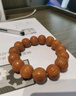 山中玉猴头手串雕刻京小核桃八棱手串精品单圈男女文玩佛珠七夕送礼物- 老型桶珠+优化蜜蜡松石款 实拍图