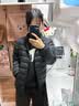 拓路者秋冬季新款立领羽绒服女轻薄90绒户外保暖冲锋衣内胆冬季外套宽松 黑色 L 实拍图