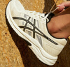 亚瑟士ASICS女鞋网面跑鞋百搭缓震运动鞋透气跑步鞋 GEL-CONTEND 4 米白色/黑色 37 实拍图