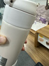 虎牌（TIGER）时尚清新保温杯（直饮盖+吸管盖） MMT-B35C-PV 奶白色 350ml 实拍图