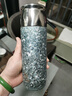 琪虎纯钛保温杯高档焖茶杯茶水分离水杯户外泡茶礼品定制冰蓝色400ml 实拍图