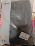 红豆居家内衣男纯棉秋衣秋裤男士全棉半高领打底棉毛衫男墨色灰175/100 实拍图