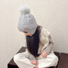 英氏（YEEHOO）羊毛保暖宝宝帽子护耳设计儿童针织帽双层加绒加厚中大童儿童帽子 晒单实拍图