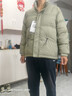 杰逊斯加厚保暖羽绒服男士冬季潮流韩版痞帅立领羽绒外套男装短款羽绒衣 A343-CF86-绿色 XL 建议135-150斤 实拍图
