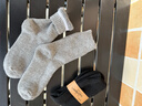 北极绒5双装羊毛袜子冬季男加绒加厚美利奴羊绒保暖中长筒毛圈雪地棉袜 实拍图