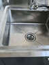 烘焙精灵304厨房不锈钢一体式水槽柜水池橱柜双槽简易台盆商用 50*50*80单池-【如图三加厚款】 实拍图