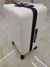 不莱玫行李箱女拉杆箱男旅行箱大容量学生托运密码箱子22英寸plus 白色 实拍图