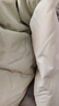 鸭鸭（YAYA）佟丽娅同款轻薄羽绒服女新款冬季短款圆领内胆修身时尚薄外套男 米白色【女款无领】 3XL 【建议140-155斤】 实拍图