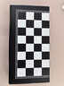 得力（deli）磁吸国际象棋儿童学生黑白磁性比赛训练益智折叠款加大号 实拍图