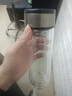 【京东物流配送】高硼硅双层玻璃杯大容量泡茶杯水杯子茶水分离杯 【双层加厚】茶杯350ml1只 实拍图