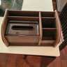 金隆兴轻奢木质桌面纸巾盒办公家用客厅茶几遥控器收纳盒抽纸盒胡桃色 实拍图