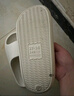 朴西新款EVA踩屎感厚底拖鞋女士居家室内情侣拖鞋男 白色 37-38 实拍图