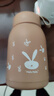 【京东物流送货上门】萌萌兔卡通水杯女牛奶玻璃杯创意便携杯子 咖色萌萌兔 330ml 1只 实拍图