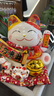 智汇招财猫开业大摆件自动招手电动摇手大号陶瓷新店开业大吉乔迁礼物 【八方来财】31*28*34 【礼盒+坐垫+围脖】电池插电两用 实拍图