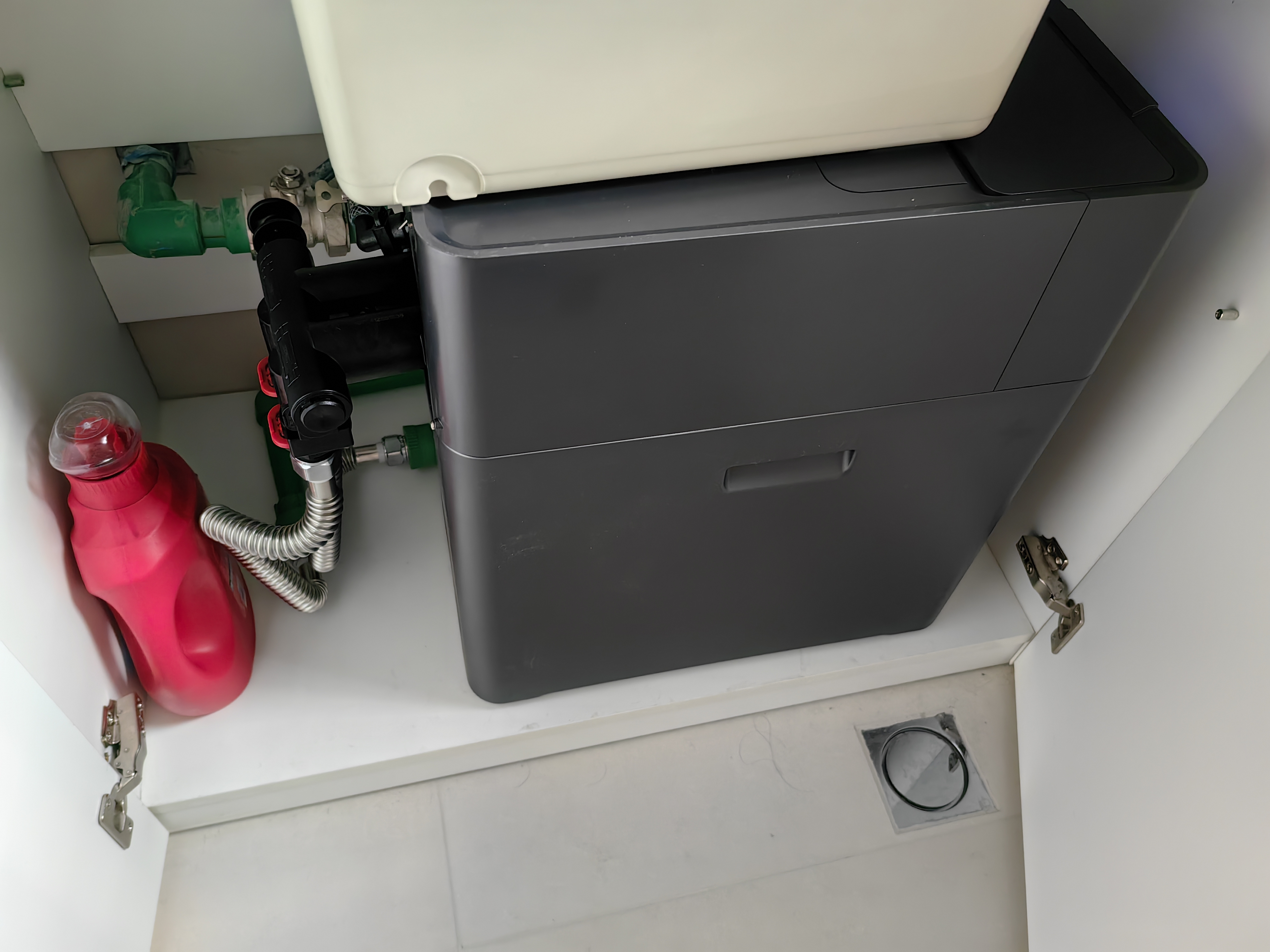 NEATMAX家用高效软水机2.0T/H大流量小型厨下式 全自动中央全屋净软水系统套装别墅软化水除垢净水设备 小户型软水两件套 实拍图