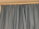 京东京造黑胶浅灰窗帘 99%全遮光窗帘布飘窗卧室遮阳帘挂钩式 宽3*高2.7米 实拍图