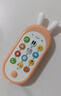 贝恩施儿童玩具手机婴儿宝宝趣味电话男女孩双语音乐玩具 粉色 实拍图