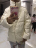 森马（Semir）森马羽绒服女短款立领撞色三防保暖通勤外套24冬新款109724113012 实拍图