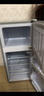 奥克斯小冰箱家用小型迷你冷藏冷冻两用出租房宿舍用节能省电寝室办公室电冰箱 【升级净化去味】56A176DW银【节能省电】 实拍图