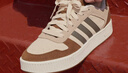 adidas「小锯齿」D-PAD CLASSIC美高风篮球风板鞋男女阿迪达斯   沙棕/暖沙色/汉玉白   42 实拍图