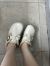 百思图25冬勃肯鞋雪地靴棉鞋加绒保暖女毛毛鞋单鞋B3047DM5 米色 37 晒单实拍图