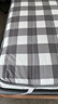 雅鹿·自由自在 床垫单人床褥子宿舍学生软垫1.2米床上下铺120x200cm 格子 实拍图