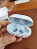 漫步者（EDIFIER）零感豆Air X蓝牙耳机真无线半入耳式音乐游戏运动高音质通话降噪长续航蓝牙6.0低音超短柄2025新款 晴蓝【超短柄+专利设计】 实拍图