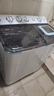 奥克斯（AUX）洗+脱13公斤洗衣机大容量半自动洗衣机宿舍家用双缸小型波轮双桶洗衣机迷你洗脱一体 黑色（洗涤10KG+脱水6.5KG） 实拍图