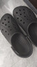 CROCS卡骆驰洞洞鞋贝雅男鞋女鞋轻便耐磨一脚蹬拖鞋休闲鞋|10126 黑色-001 39 (240mm) 实拍图