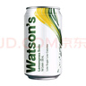 屈臣氏（Watsons）苏打汽水 气泡水 饮料 330ml*24罐 整箱装  聚会饮品 低糖0脂 柠檬草口味 实拍图