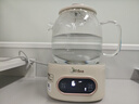 美的（Midea）花漾0胶水全玻璃全自动养生壶 办公室多功能煮茶壶 烧水壶恒温电热水壶煮茶器花茶壶1L YS10B101 实拍图